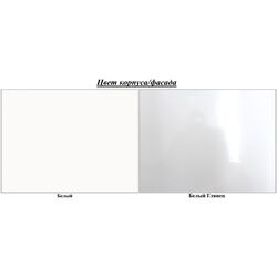 Dulap suspendat Helvetia Toledo №08 (White/White Gloss) Thumb