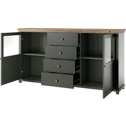 Тумба Helvetia Evora №25 2D4S (Green/Lefkas Oak) Thumb