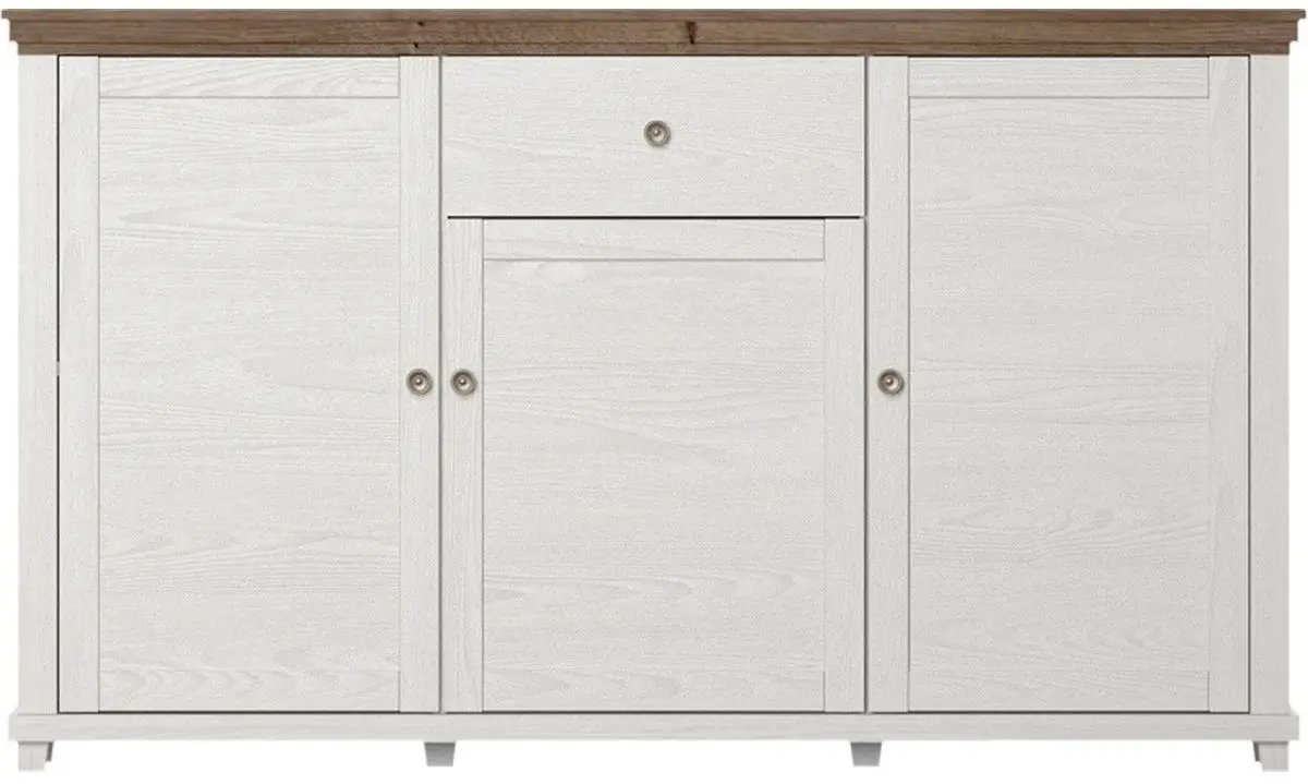 Тумба Helvetia Evora №47 3D1S (Ash Abisko White/Lefkas Oak)