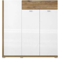 Tumba Helvetia Lars №76 3D1S (White/White Gloss/Flagstaff Oak) Thumb