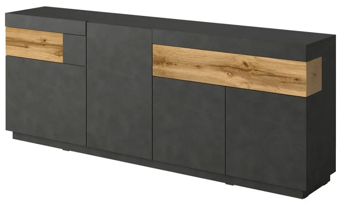 Тумба Helvetia Silke №25 4D2S (Matera/Wotan Oak)