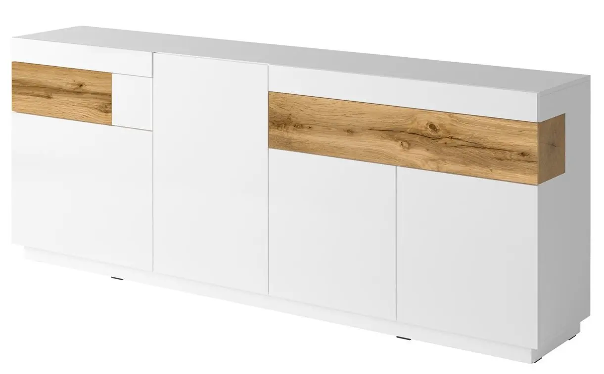 Tumba Helvetia Silke №25 4D2S (White/White Gloss/Wotan Oak)