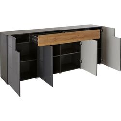 Tumba Helvetia Toledo №25 4D1S (Anthracite Gloss/Grandson Oak) Thumb