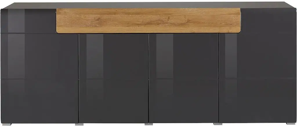 Tumba Helvetia Toledo №25 4D1S (Anthracite Gloss/Grandson Oak)