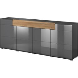 Tumba Helvetia Toledo №25 4D1S (Anthracite Gloss/Grandson Oak)