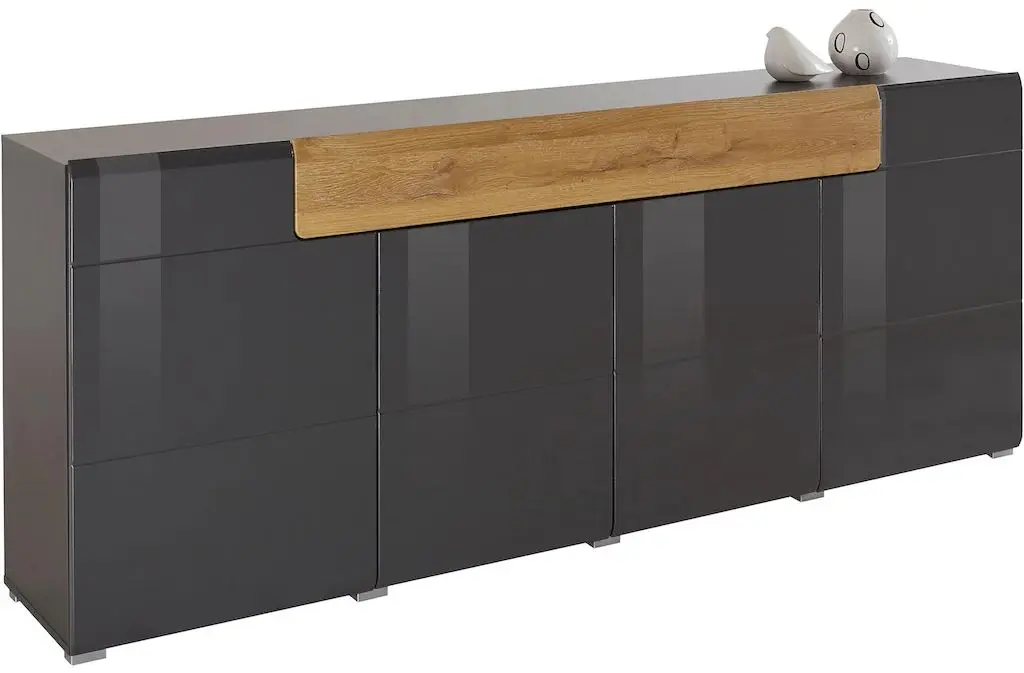 Tumba Helvetia Toledo №25 4D1S (Anthracite Gloss/Grandson Oak)