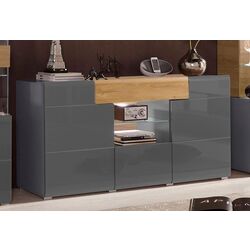 Tumba Helvetia Toledo №26 3D1S (Anthracite Gloss/Grandson Oak) Thumb