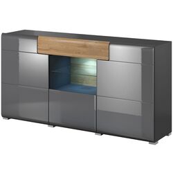 Tumba Helvetia Toledo №26 3D1S (Anthracite Gloss/Grandson Oak)