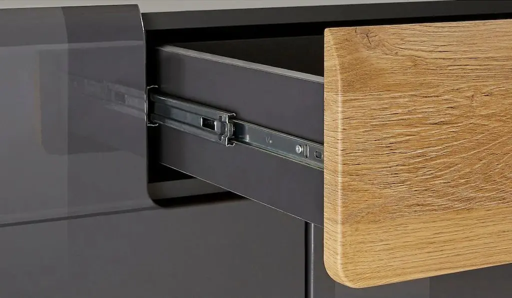 Tumba Helvetia Toledo №76 3D1S (Anthracite Gloss/Grandson Oak)