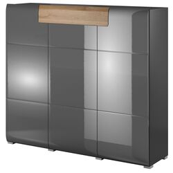 Tumba Helvetia Toledo №76 3D1S (Anthracite Gloss/Grandson Oak)