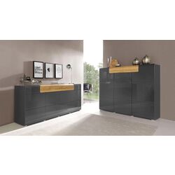 Tumba Helvetia Toledo №76 3D1S (Anthracite Gloss/Grandson Oak) Thumb