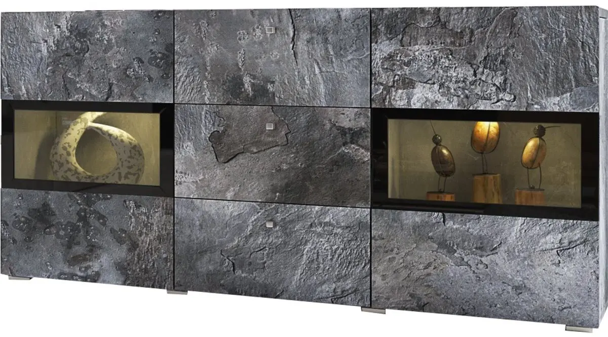 Тумба Helvetia Baros №26 2D3S (Slate/Black)