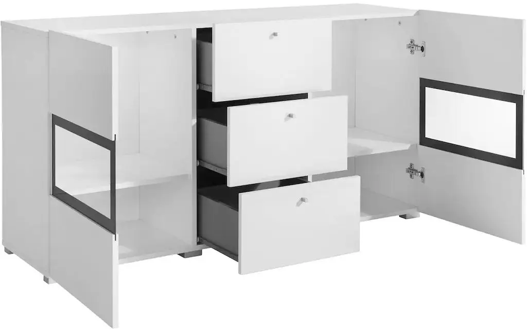 Tumba Helvetia Baros №26 2D3S (Concrete Light/Black)