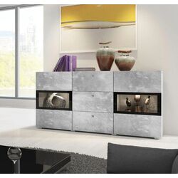 Tumba Helvetia Baros №26 2D3S (Concrete Light/Black) Thumb