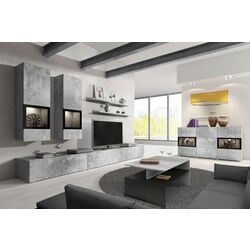 Tumba Helvetia Baros №26 2D3S (Concrete Light/Black) Thumb