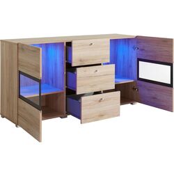 Tumba Helvetia Baros №26 2D3S (Sanremo Oak Light/Black) Thumb