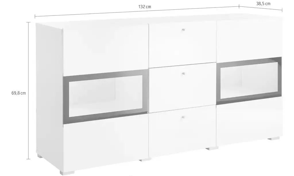 Tumba Helvetia Baros №26 2D3S (Sanremo Oak Light/Black)