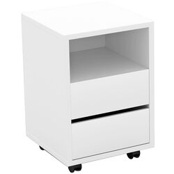 Tumba cu rotile Helvetia Agapi 2497LZ00 (White Matt)