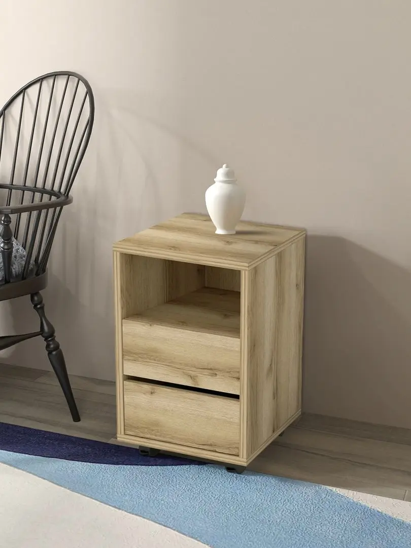 Tumba cu rotile Helvetia Agapi 2SZ (Grand Natural Oak)