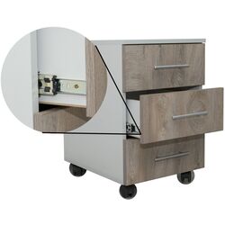 Тумба выкатная HG Andra 3S 44.5x50x64.5 (Dark Gray/Canyon Oak) Thumb