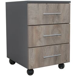 Tumba pe role HG Andra 3S 44.5x50x64.5 (Dark Gray/Canyon Oak)