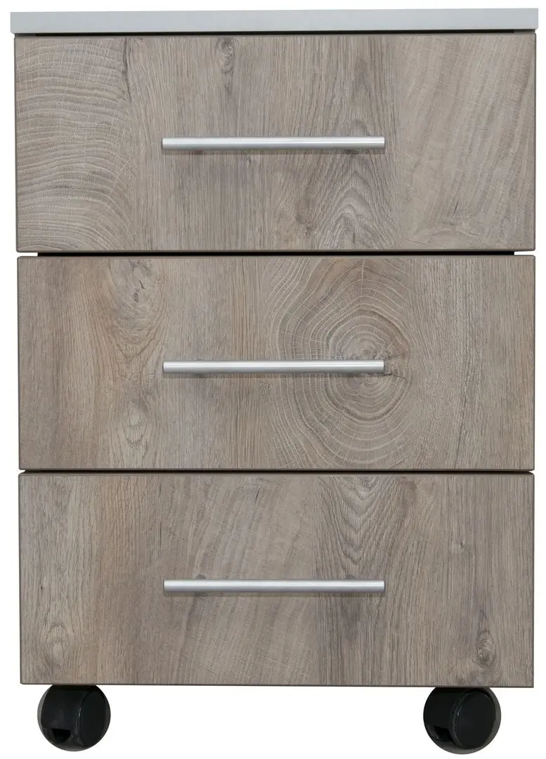 Тумба выкатная HG Andra 3S 44.5x50x64.5 (Light Gray/Canyon Oak) - 2
