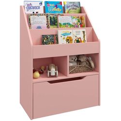 Стеллаж Homcom 311-048V80PK 60x29x90 cm (Pink) Thumb
