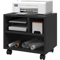 Tumba pentru imprimanta Homcom 924-092V00BK 40x30x36 cm (Black) Thumb