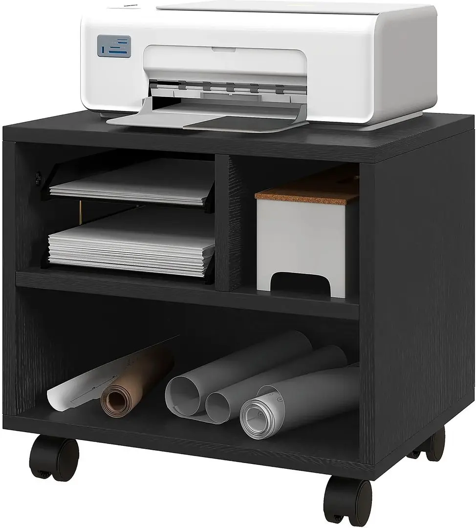 Tumba pentru imprimanta Homcom 924-092V00BK 40x30x36 cm (Black)