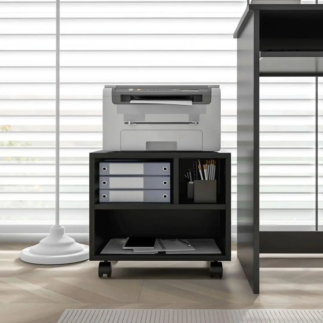 Tumba pentru imprimanta Homcom 924-092V00BK 40x30x36 cm (Black)