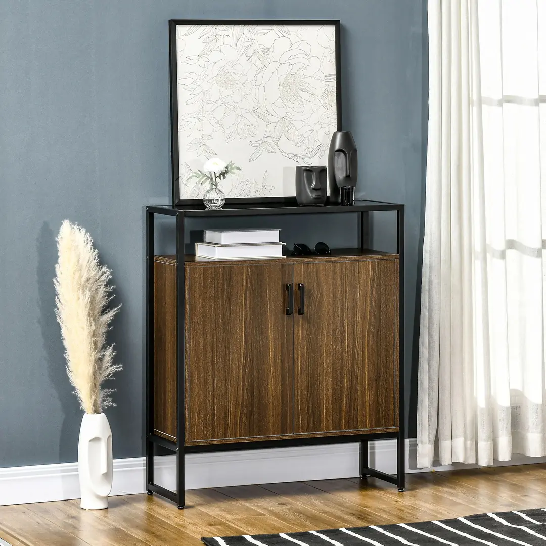 Tumba Homcom 838-266V00CF (Brown/Black)