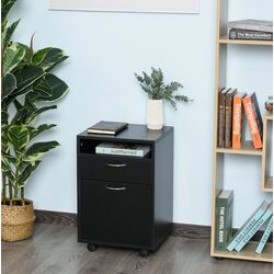 Тумба выкатная Homcom 836-027BK 40x35x60 cm (Black)