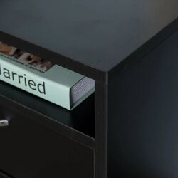 Tumba cu rotile Homcom 836-027BK 40x35x60 cm (Black) Thumb