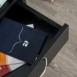 Tumba cu rotile Homcom 836-027BK 40x35x60 cm (Black) Thumb