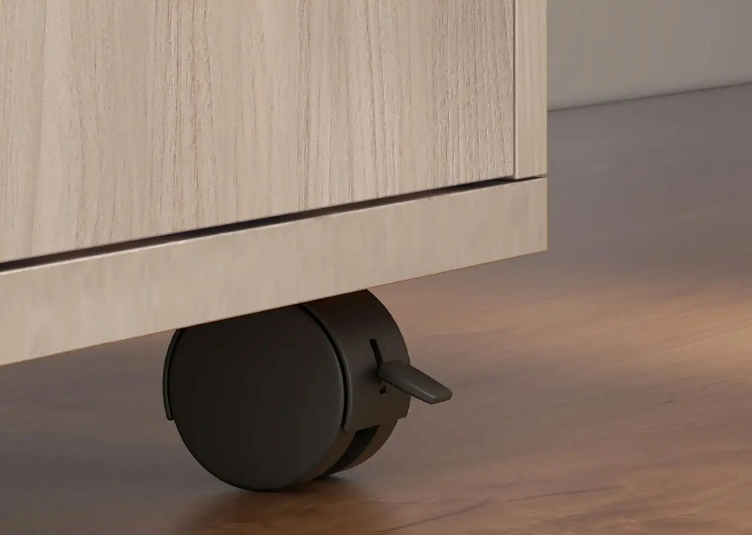 Тумба выкатная Homcom 836-027V80ND 40x35x60 cm (Oak) - 7