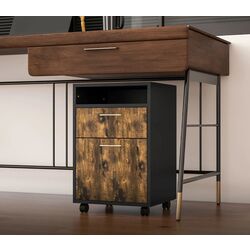 Тумба выкатная Homcom 836-027V82RB 40x35x60 cm (Browm/Black) Thumb