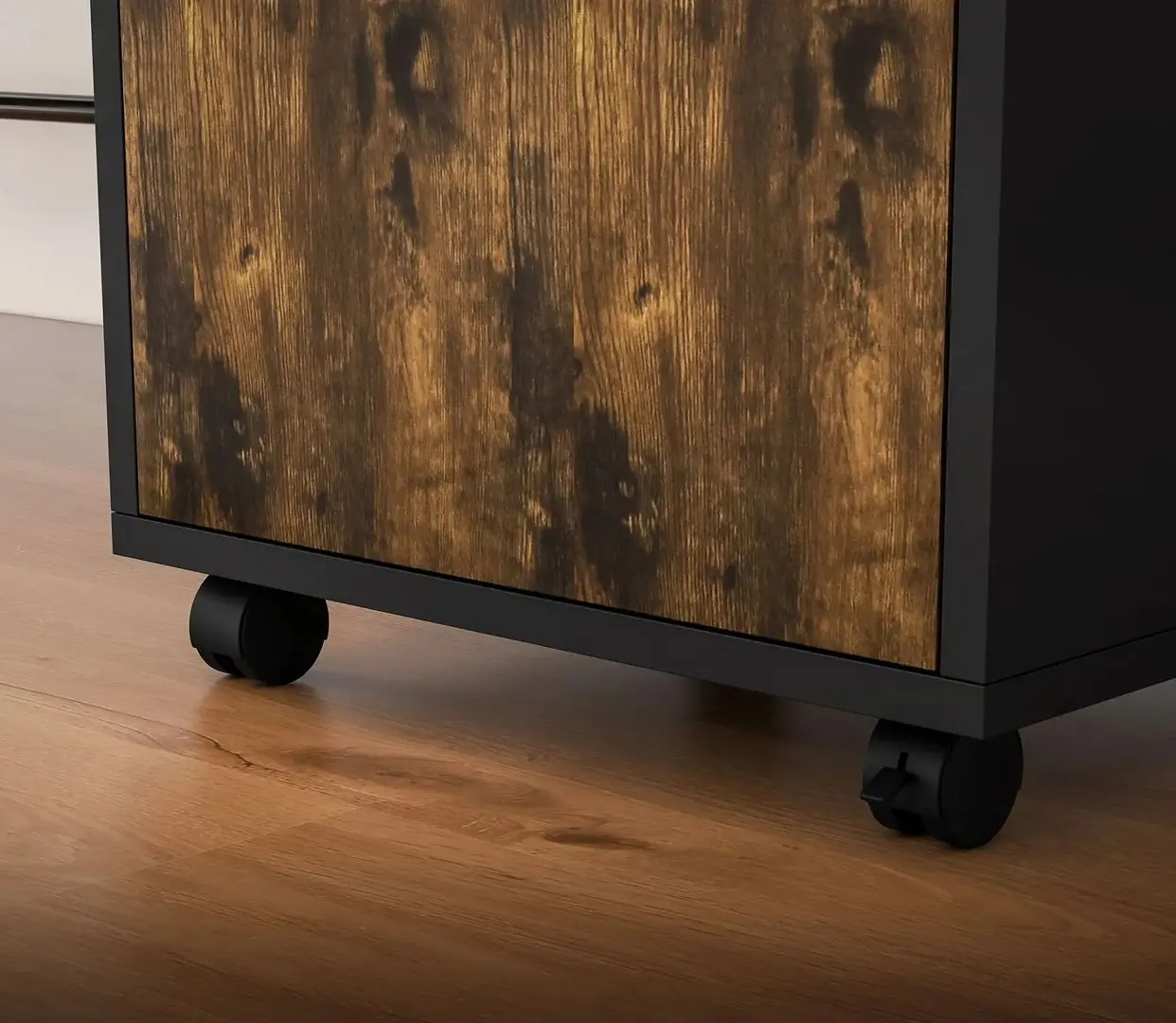 Тумба выкатная Homcom 836-027V82RB 40x35x60 cm (Browm/Black)