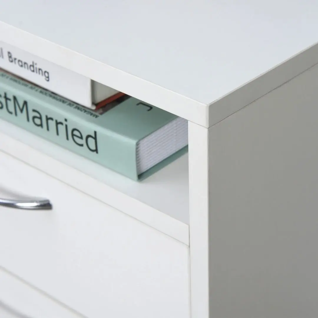 Тумба выкатная Homcom 836-027WT 40x35x60 cm (White)