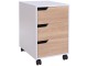 Tumba cu rotile Homcom 836-048 40x50x57 cm (White/Oak)