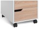 Tumba cu rotile Homcom 836-048 40x50x57 cm (White/Oak)