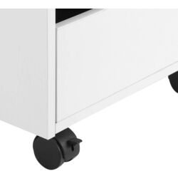 Tumba cu rotile Homcom 836-048WT 40x50x57 cm (White) Thumb