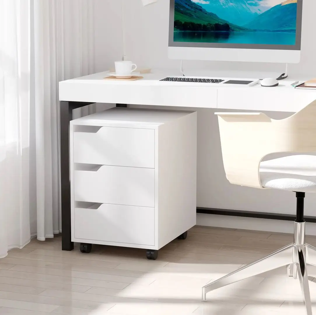 Tumba cu rotile Homcom 836-048WT 40x50x57 cm (White)