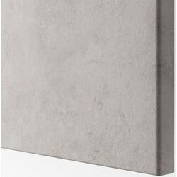 Dulap suspendat Ikea Besta 120x42x38 (Alb Kallviken/Gri Aspect Beton) Thumb