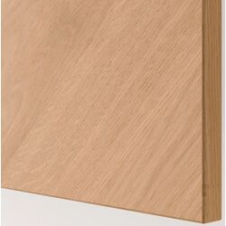 Dulap suspendat Ikea Besta 60x22x38 (Alb/Hedeviken Furnir Stejar) Thumb