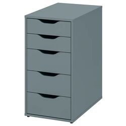 Comoda Ikea Alex 36x70 (Gri-turcoaz) Thumb