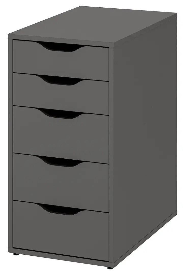 Комод Ikea Alex 36x70 (Темно-серый)