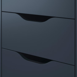 Комод Ikea Alex с колесами 36x76 (Черно-синий) Thumb