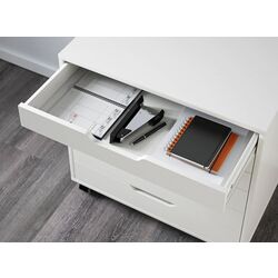 Comoda Ikea Alex cu rotile 67x66 (Alb) Thumb