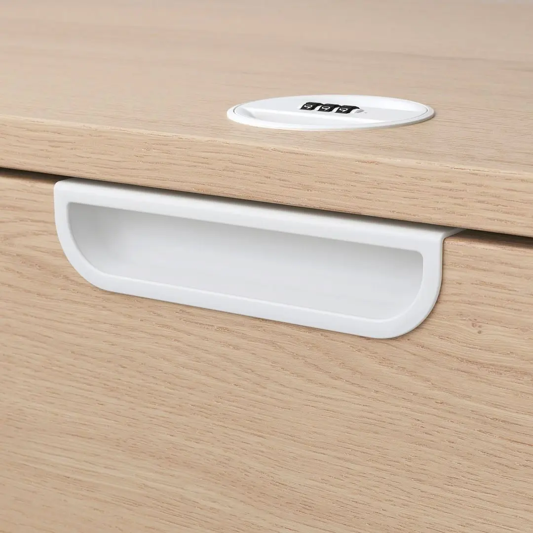 Comoda Ikea Galant 80x80 (Furnir Stejar Alb)