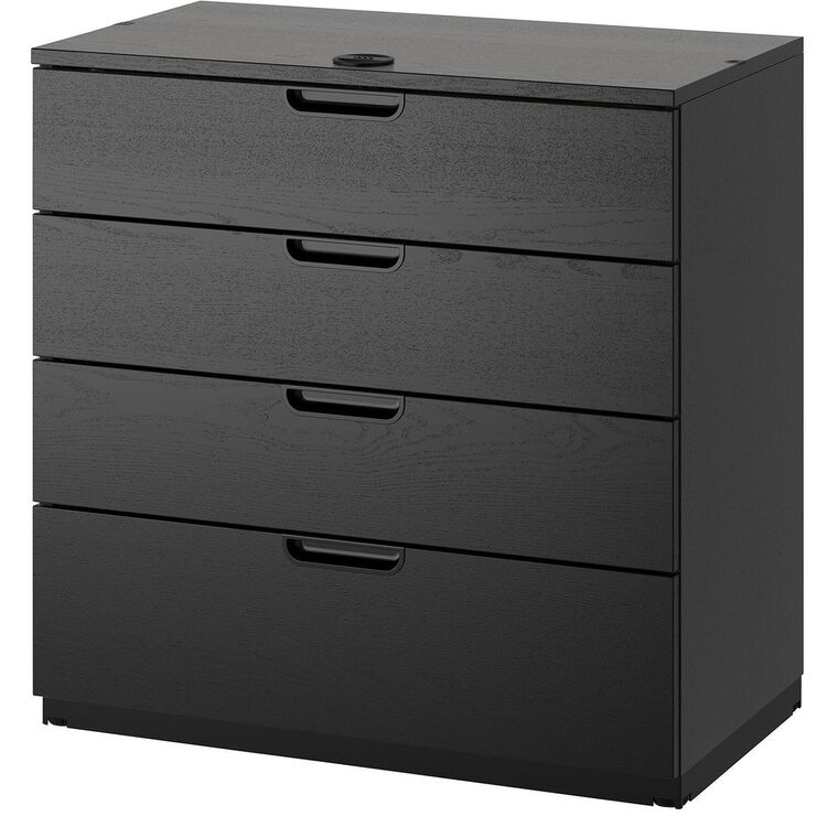IKEA GALANT Comoda, alb, 80x80 cm